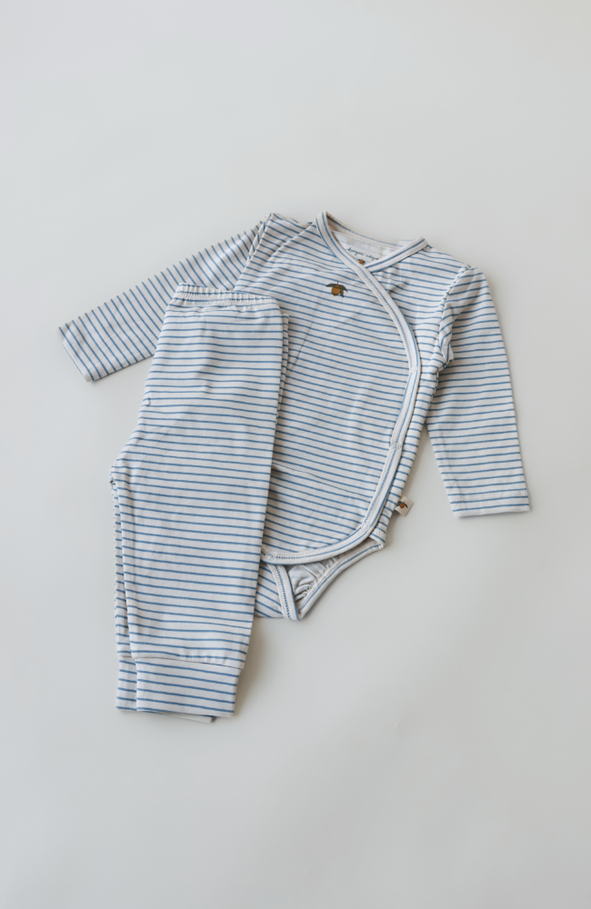 Newborn Body - Stripe Bluie