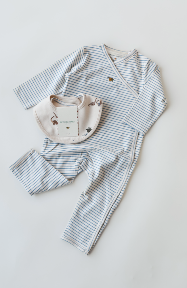 Newborn Onesie - Stripe Bluie