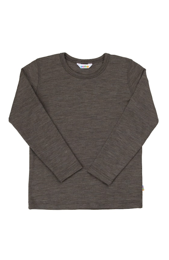 Ullar/Silki Langermabolur - Brown Melange / Limited