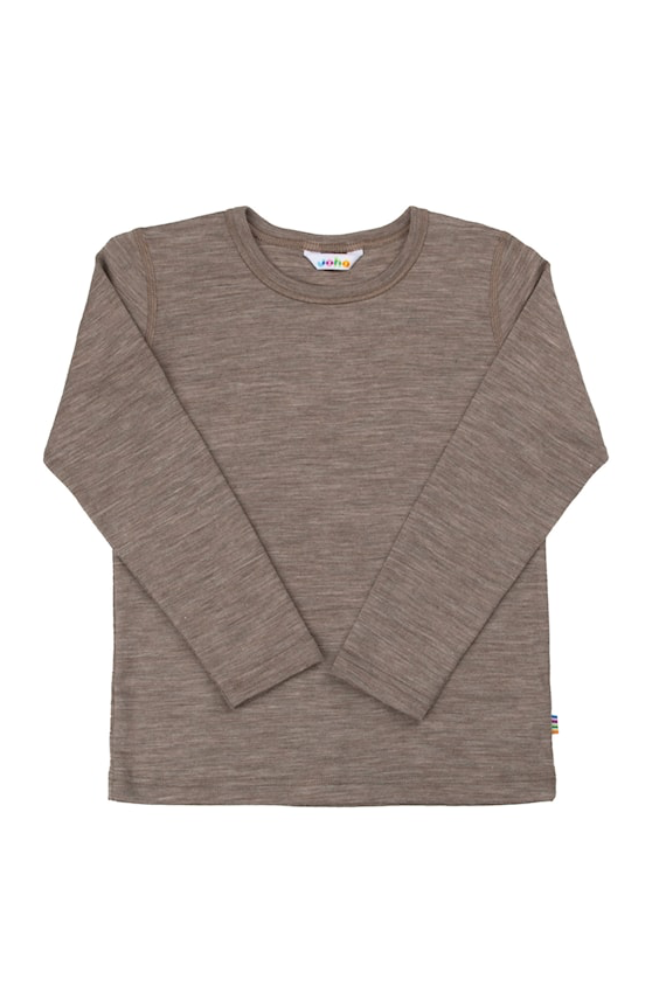 Ullar/Silki Langermabolur - Beige Melange / Limited