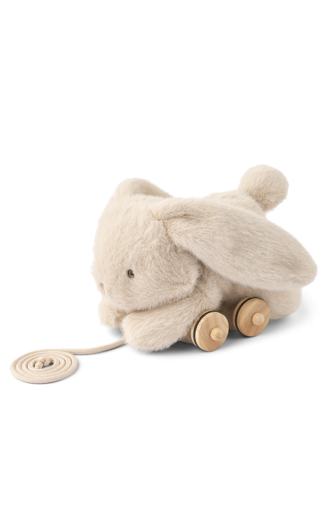 Pera Rabbit Pull Along Toy - Mist