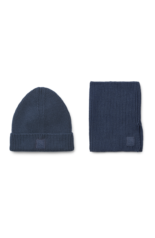 Beanie / Scarf Set - Classic Navy