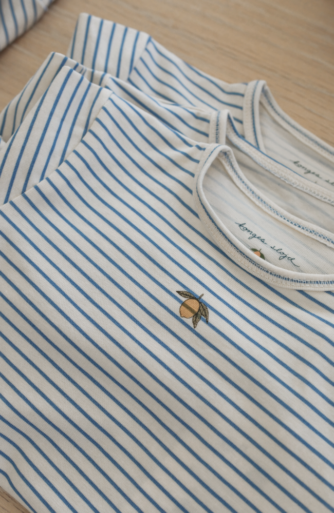 Basic Onesie - Stripe Bluie