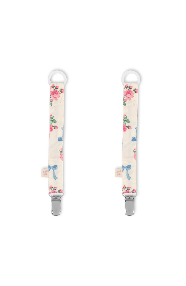 2 Pack Pacifier Holder - Bella Rosita