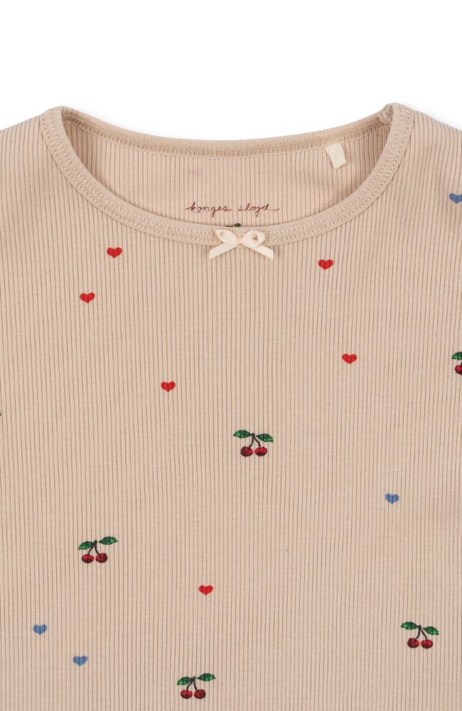Ella LS Tee - Cherry Coeur Blush