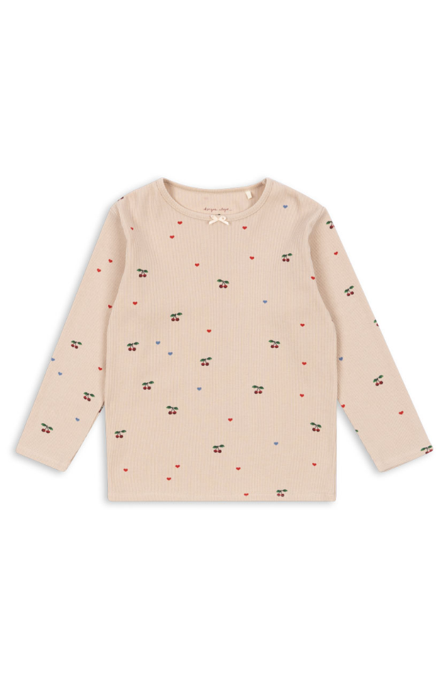 Ella LS Tee - Cherry Coeur Blush