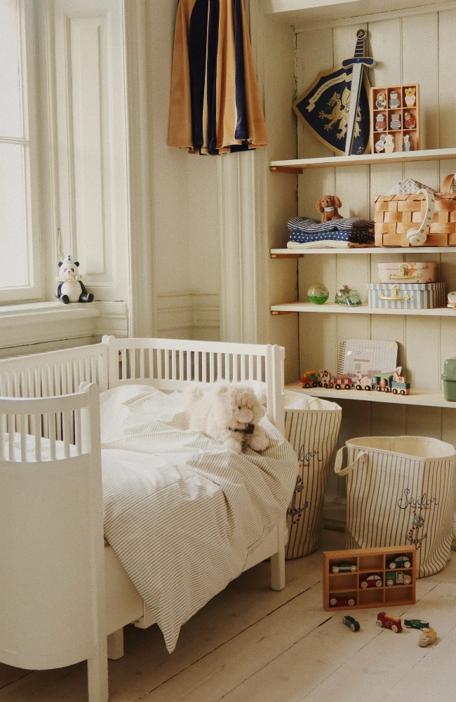 Baby Bedding - Stripe Bluie