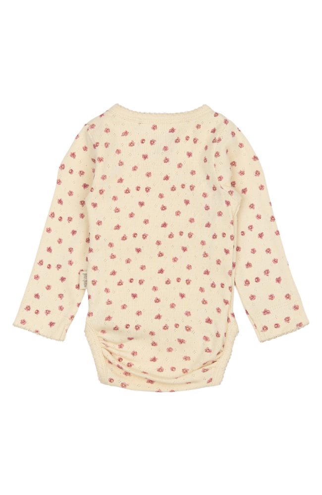 Body L/S Fold Pointel NB - Autumn Anemone AOP