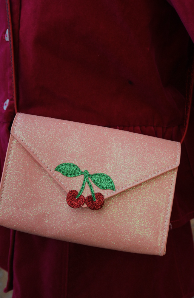 Love Letter Bag - Pink Glitter