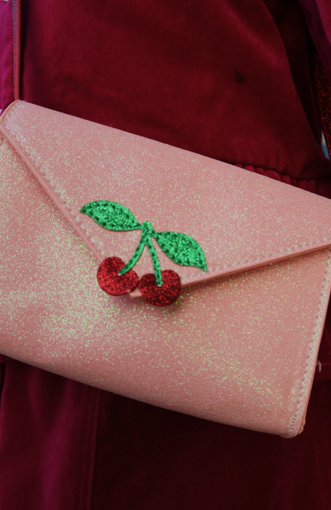 Love Letter Bag - Pink Glitter