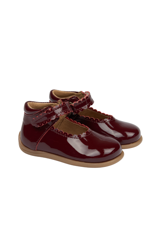 Starter Ballerina - Dark Red Patent