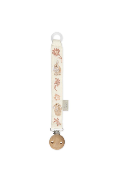 Embroidered Pacifier Holder - Augusta