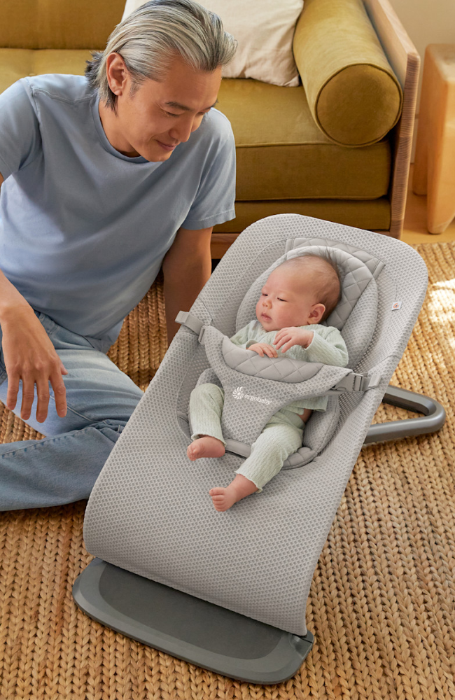 Evolve 3 in 1 Bouncer - Mesh Light Grey