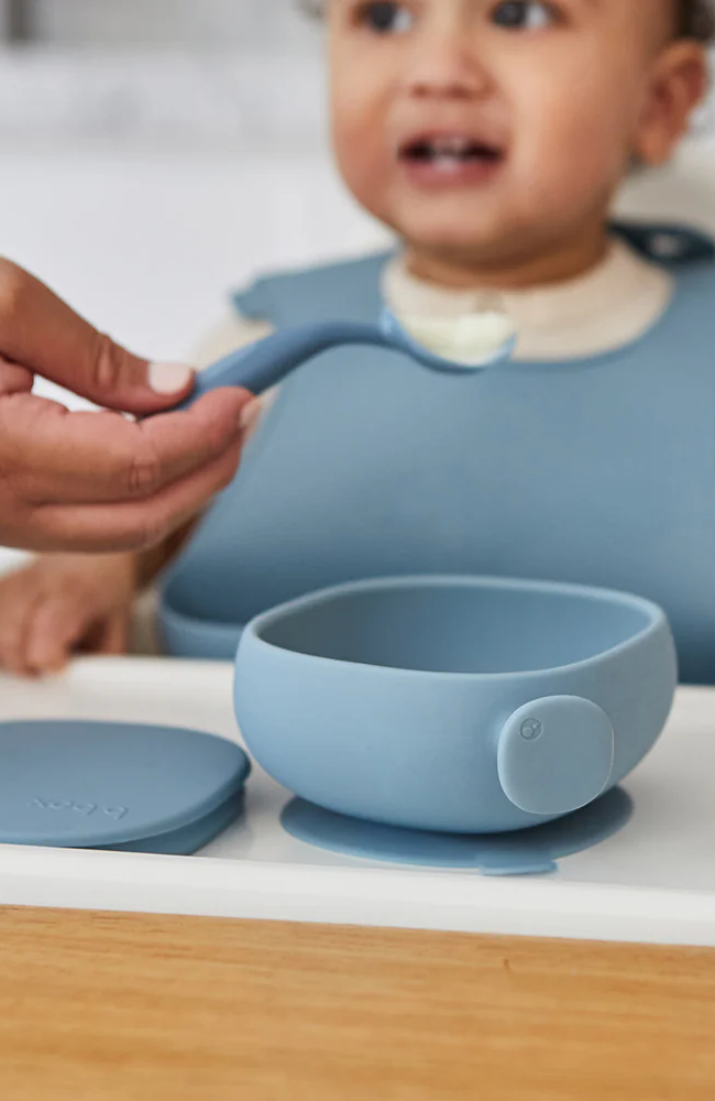 Silicone Bowl With Lid - Ocean