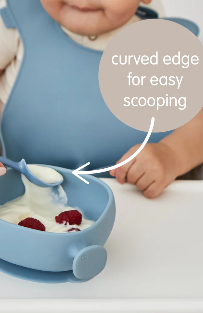 Silicone Bowl With Lid - Sage