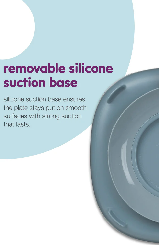2 in 1 Suction Plate - Ocean