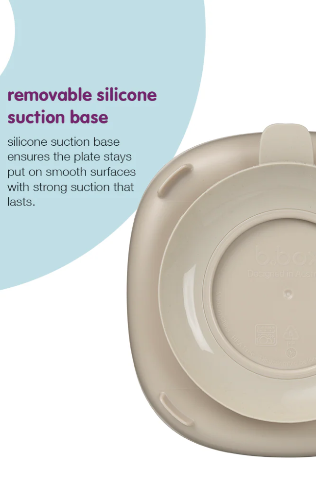 2 in 1 Suction Plate - Latte