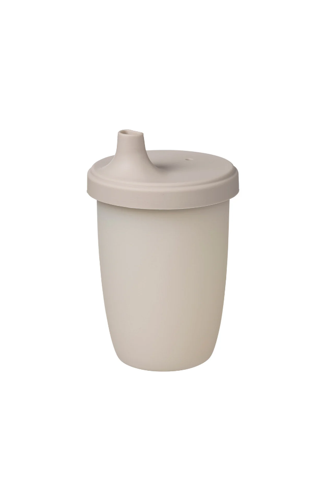 Silicone Cup With Handle - Latte