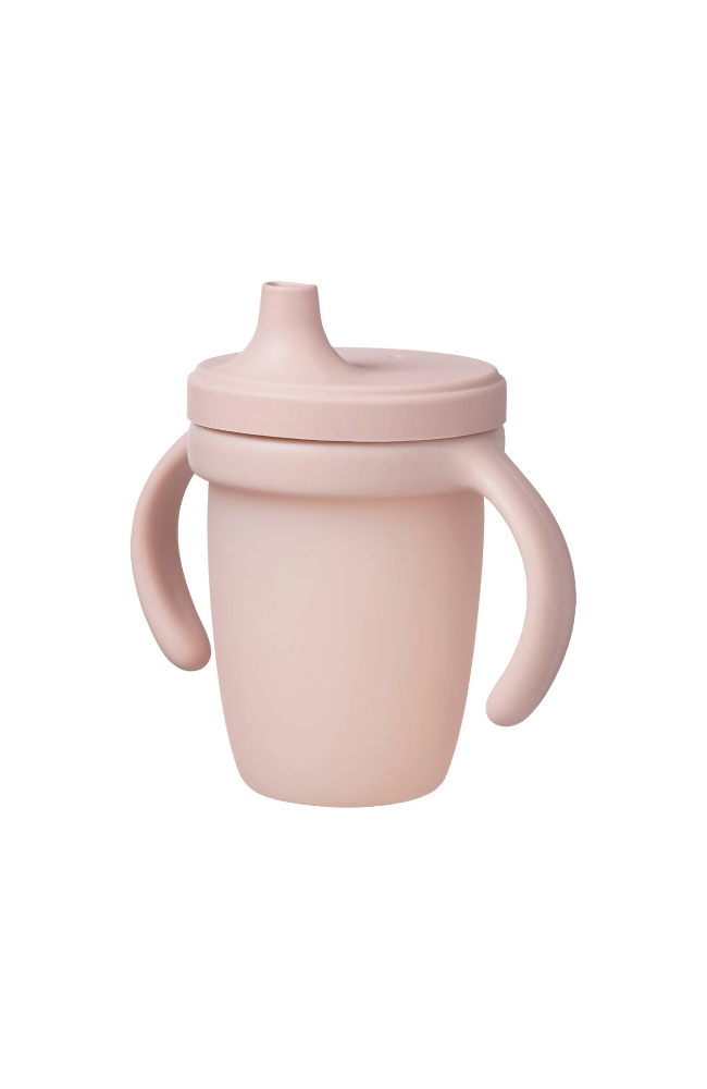 Silicone Cup With Handle - Blush