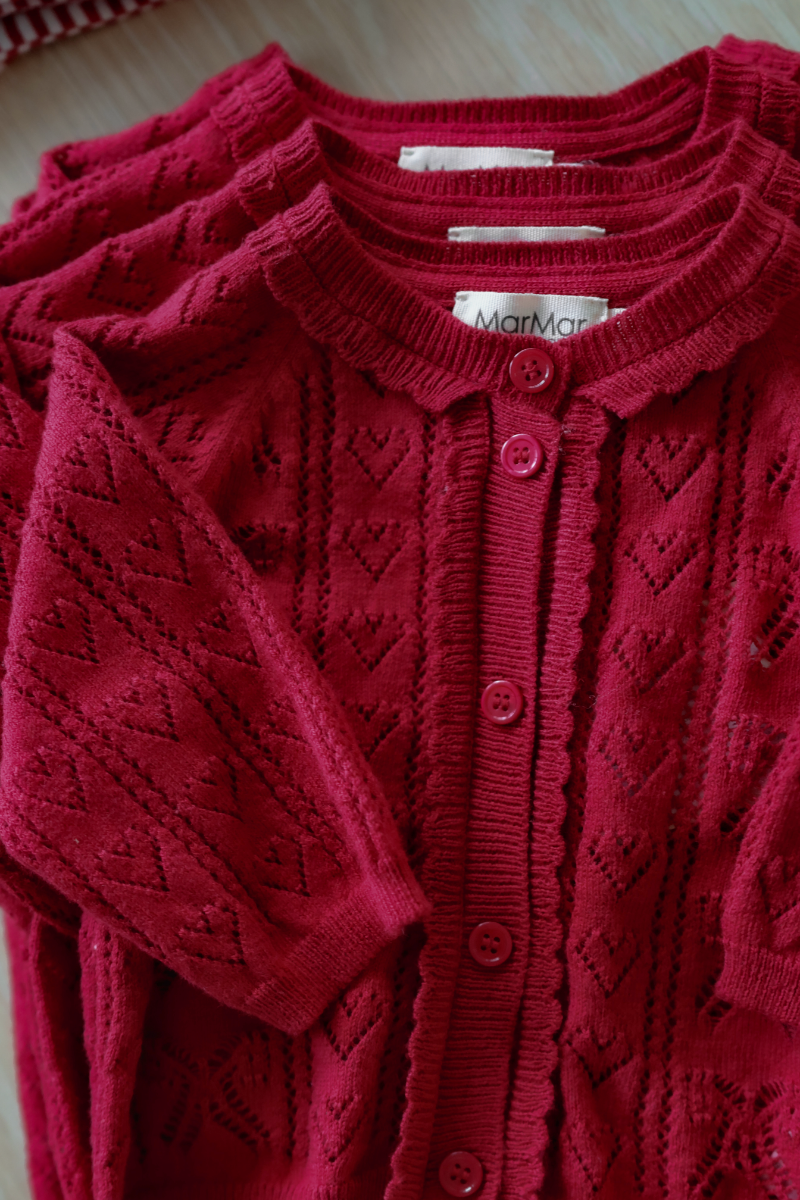 Totti Cardigan - Cherry