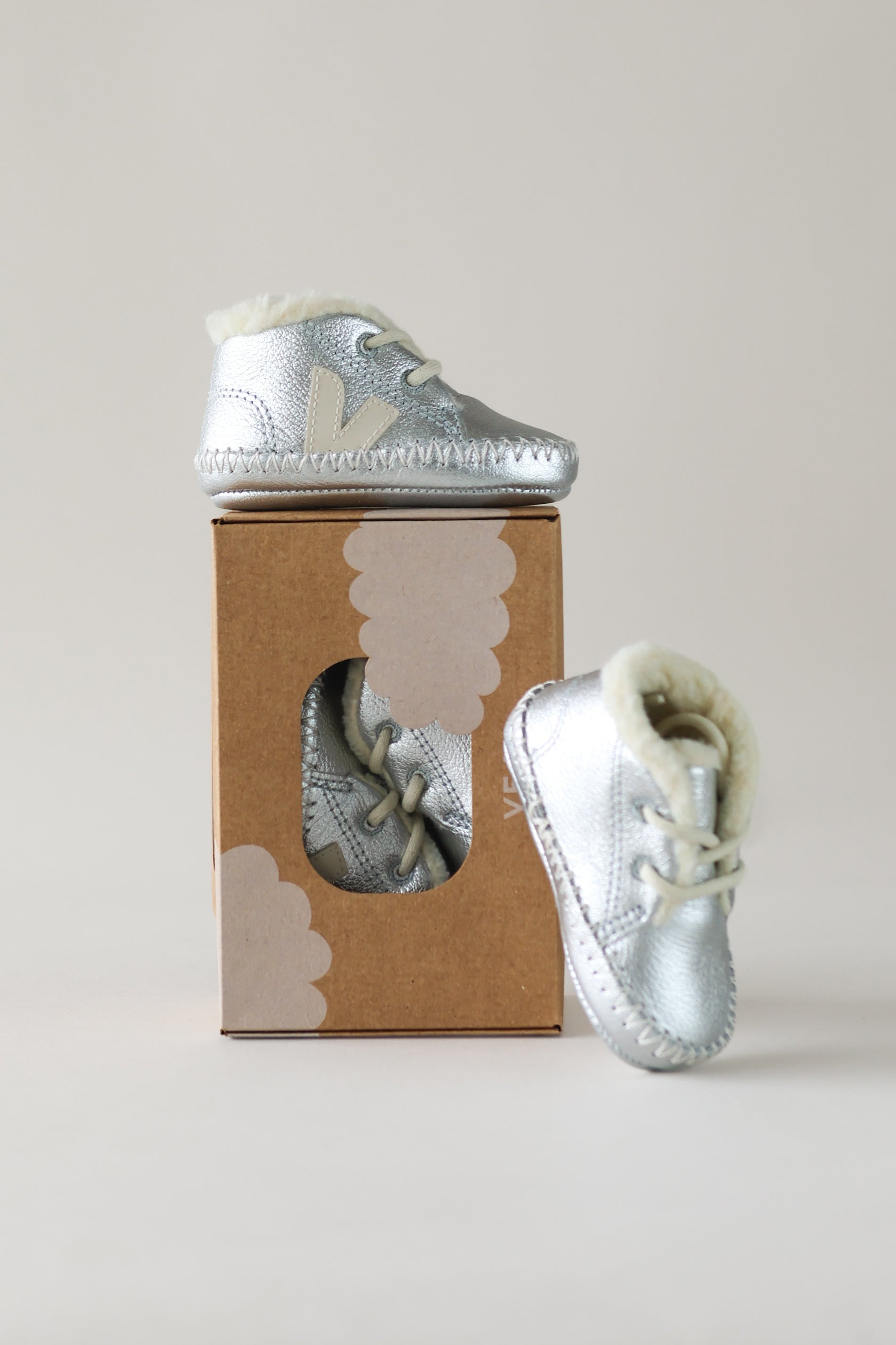Baby Light ZZ Suede - Silver/Pierre