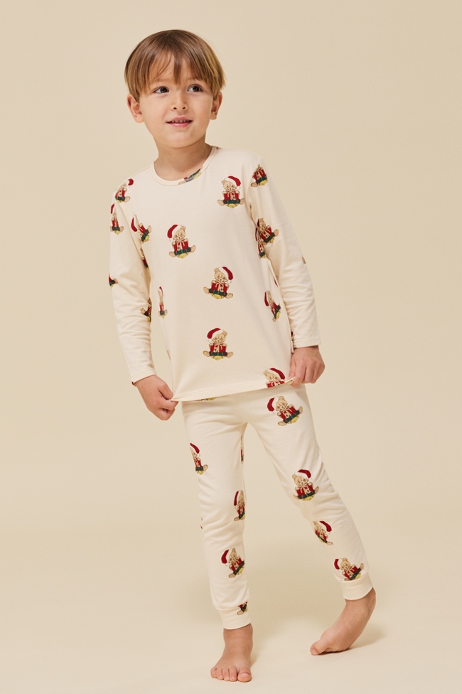 Basic Blouse / Pants Set - Teddy Bear