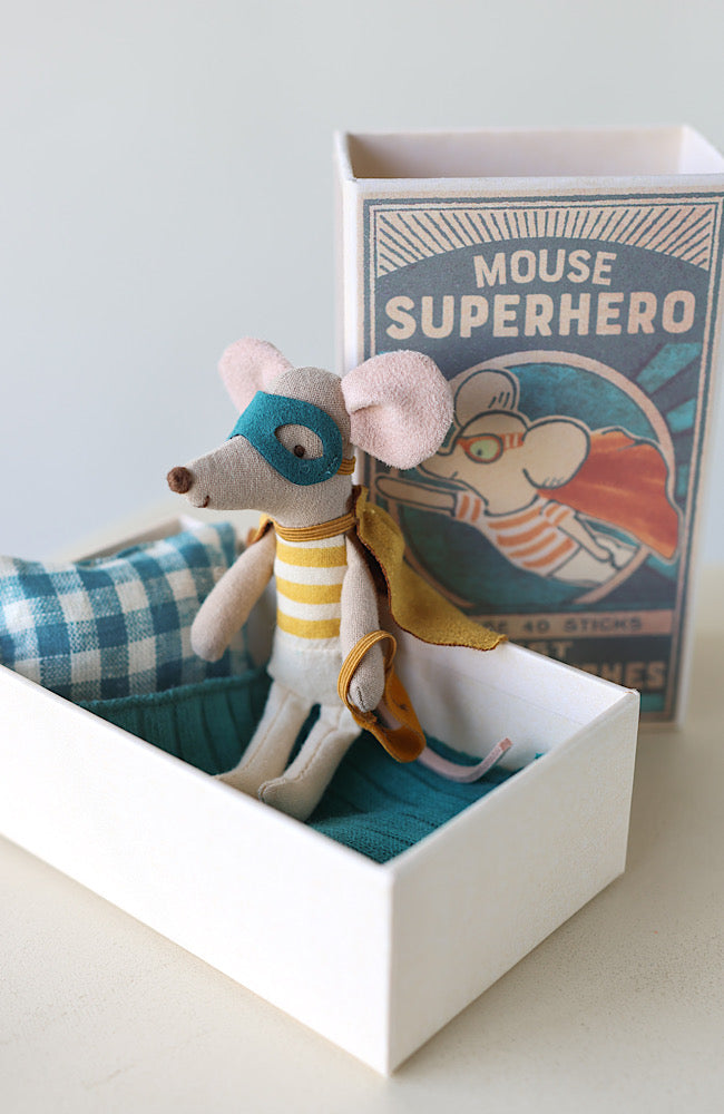 Superhero Mouse - Little Brother in Matchbox