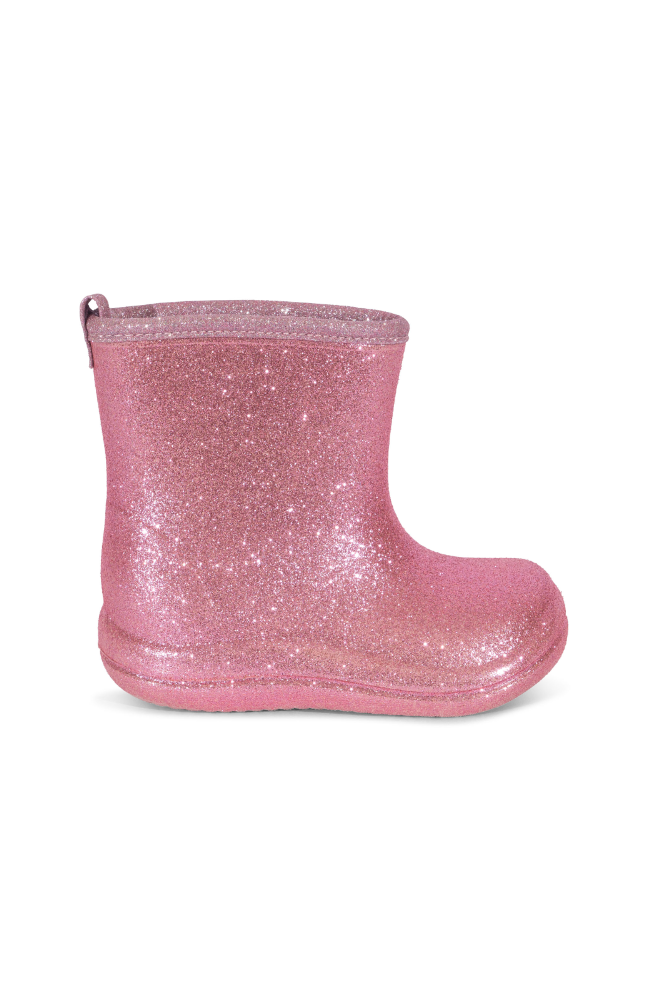 Luc Lightweight Glitter Rain Boot - Glitter Rose