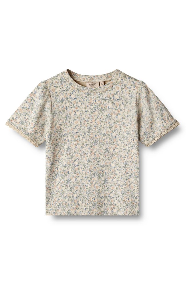 T-Shirt S/S Iris - Sandshell Mini Flowers