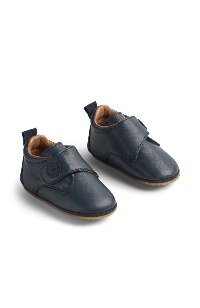 Dakota Leather Indoor Shoe - Navy