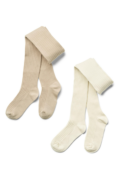 2 pk Indy Rib Tights - Sand