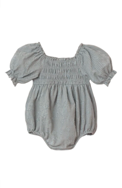 Hazel Romper - Aqua