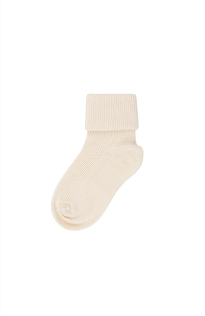 Minipop Bamboo Baby Socks - Off White