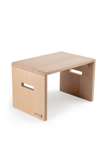 Sebra Step Stool - Wooden edition