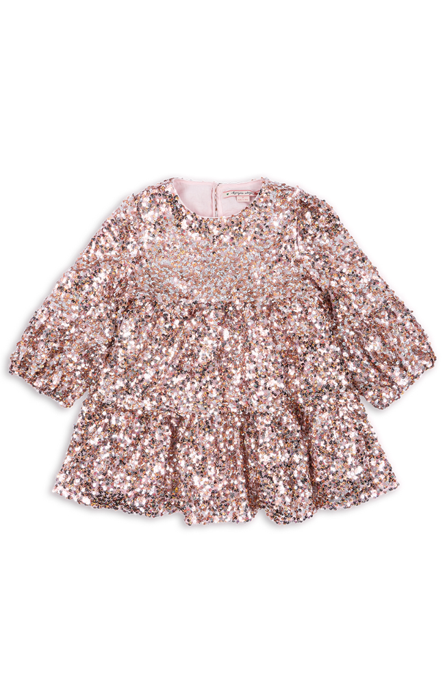 Lila Sequins Dress - Rosa