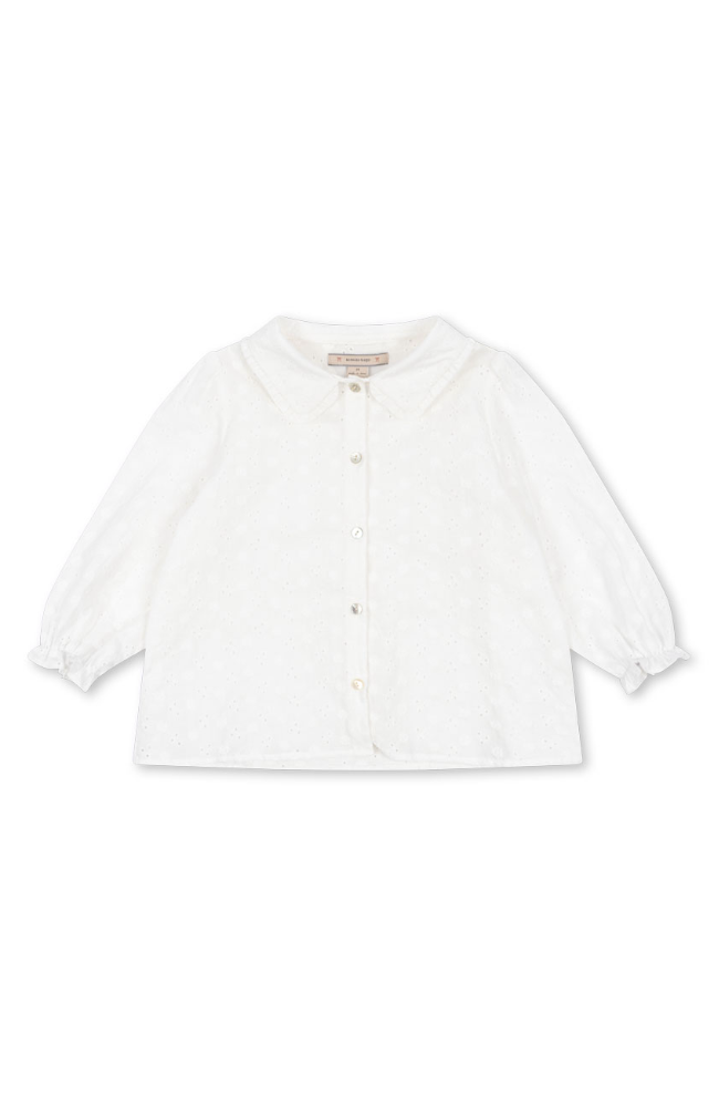 Lacey Collar Shirt - Optic White