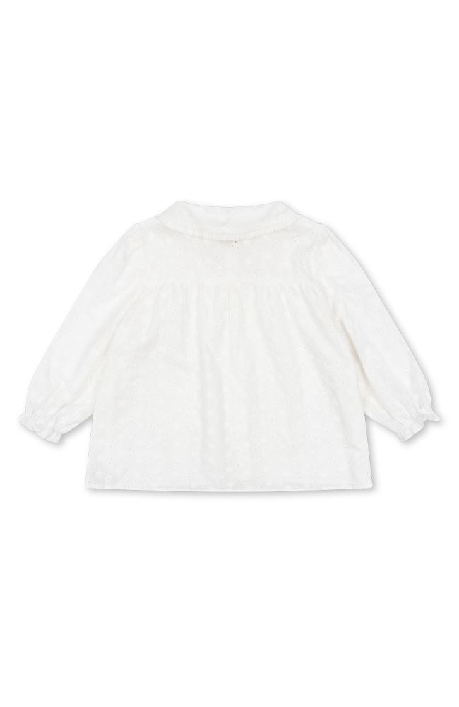 Lacey Collar Shirt - Optic White