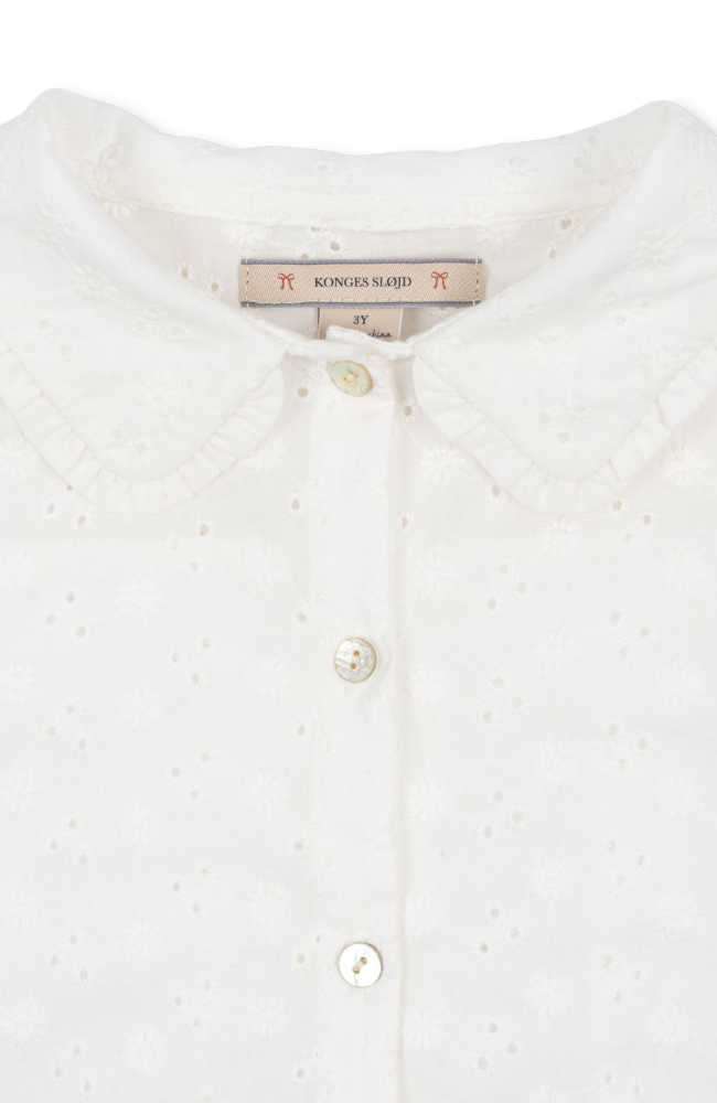 Lacey Collar Shirt - Optic White