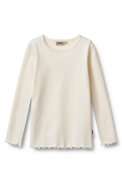 T-Shirt L/S Ida - Ivory