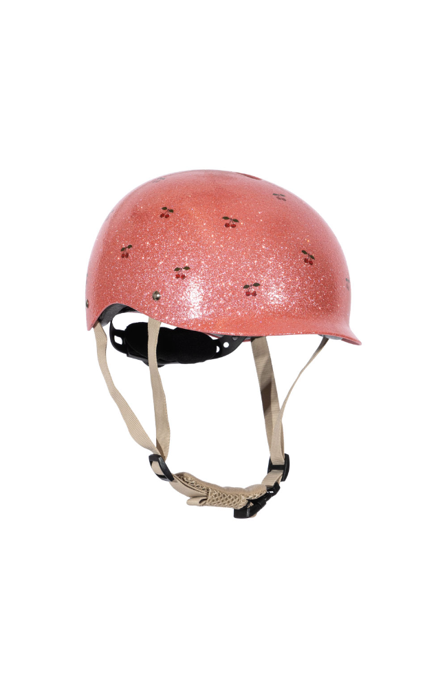 Bicycle Helmet Glitter - Cherry Glitter