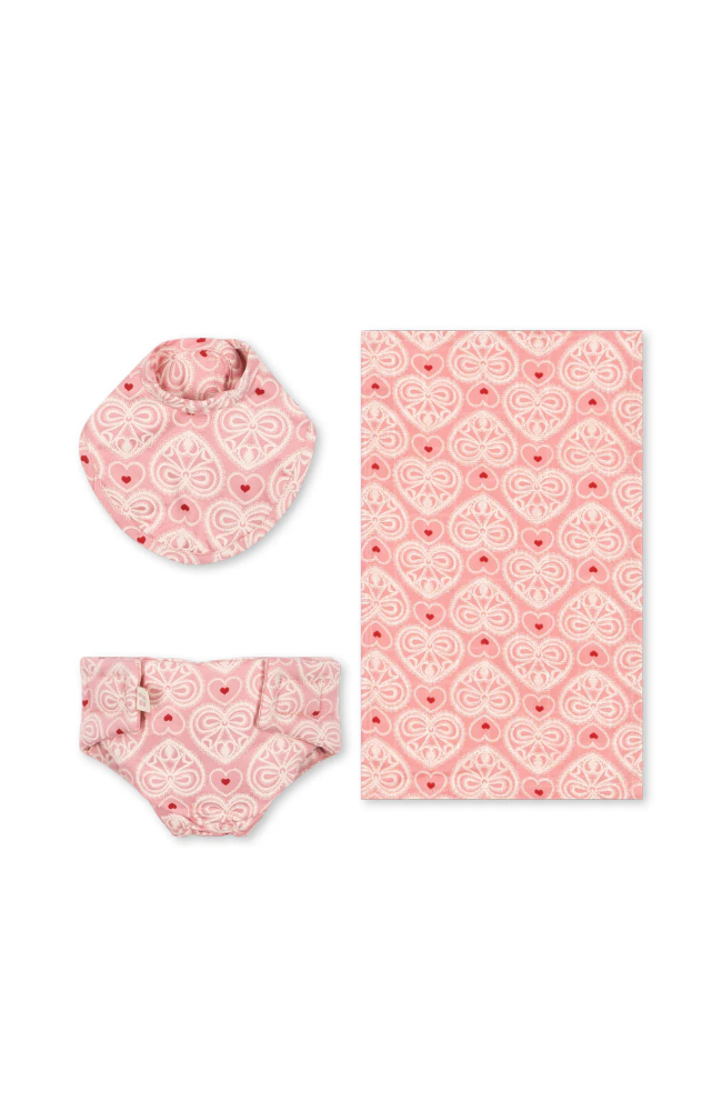 Doll Nursery Set - Lacy Pink