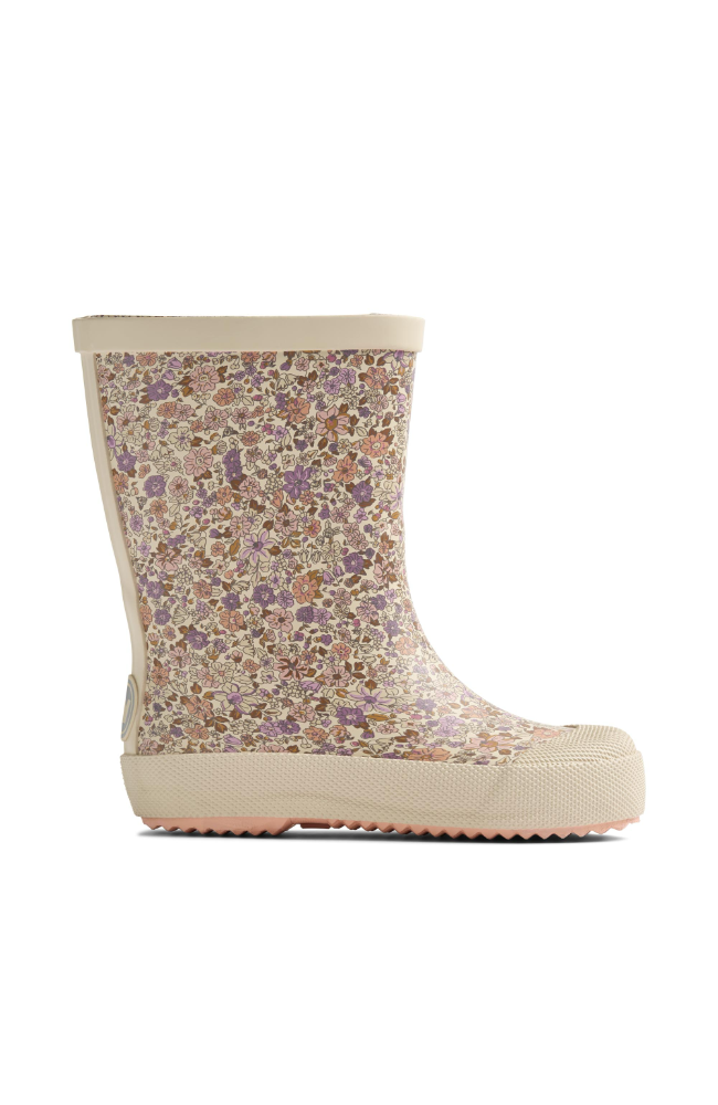 Muddy Rubber Boot - Lilac Flower Meadow