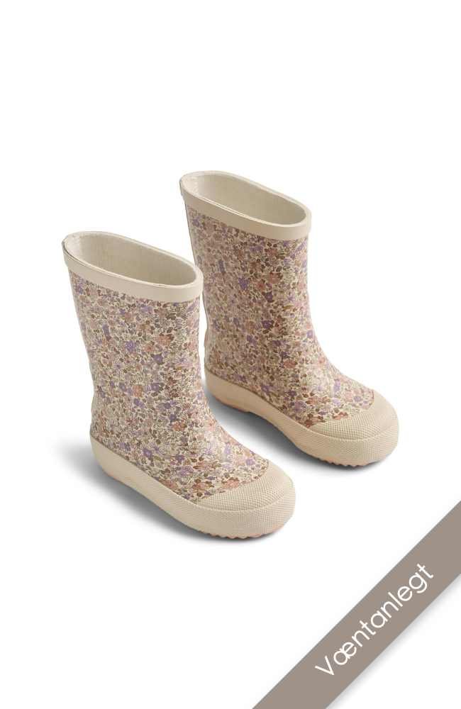 Muddy Rubber Boot - Lilac Flower Meadow