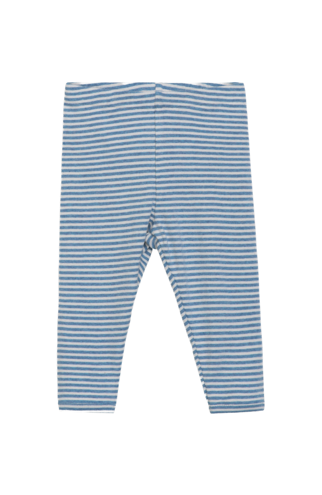 Baby Leggings - Azur / Ecru