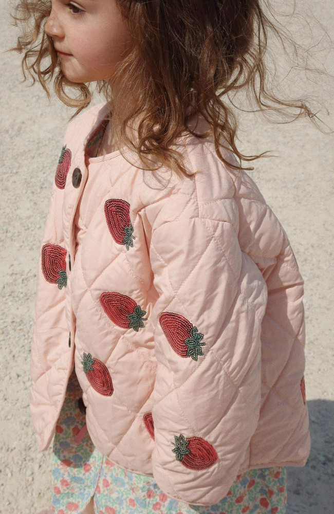 Flora Jacket - Strawberry