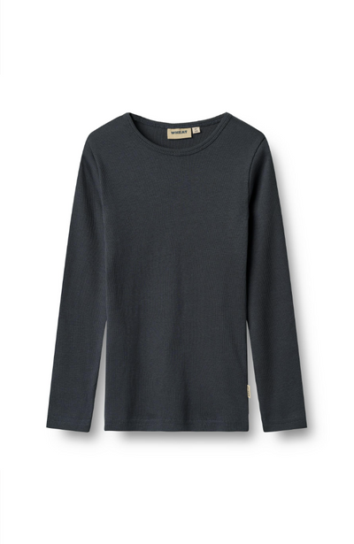 Rib T-Shirt L/S Stig - Navy
