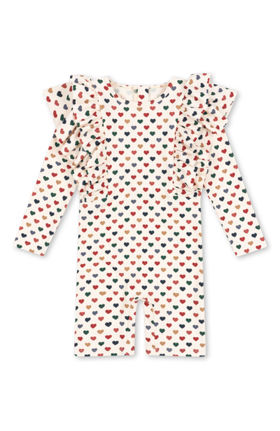 Manuca Frill Onesie - Coeur Colore