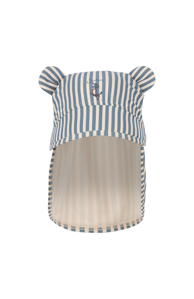 Aster Bear Sunhat - Sailor Stripe