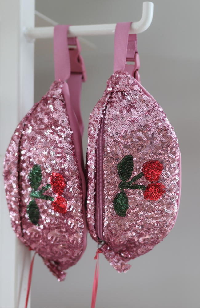 Sequin Bumbag - Mellow Rose