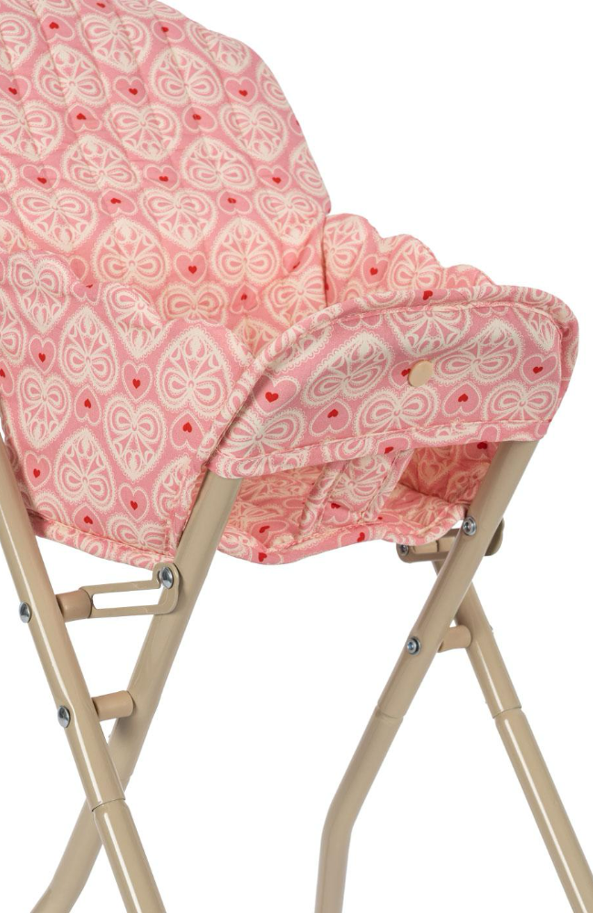 Doll High Chair - Lacy Pink